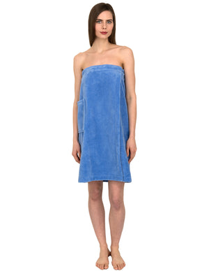 TowelSelections Women's Wrap Absorbent Cotton Fleece Shower Bath Gym Cover Up