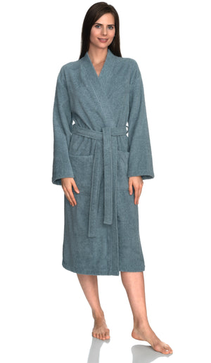 TowelSelections Womens Robe, Cotton Terry Cloth Robes for Women, Soft Kimono Bathrobe for Women XS-2X