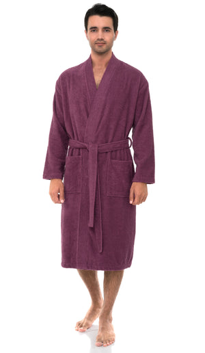 TowelSelections Men’s Robe, Turkish Cotton Terry Kimono Bathrobe